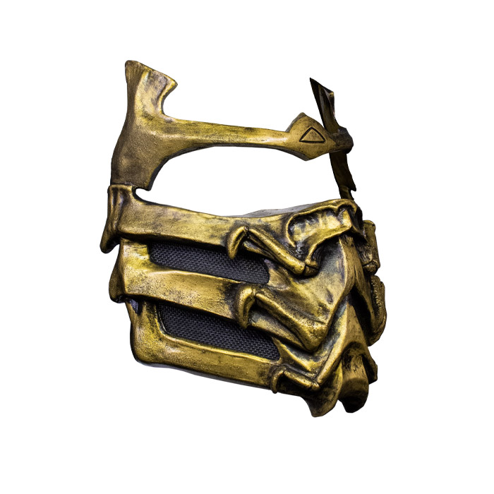 Mortal Kombat Scorpion Injection Plastic Collector's Mask - Click Image to Close