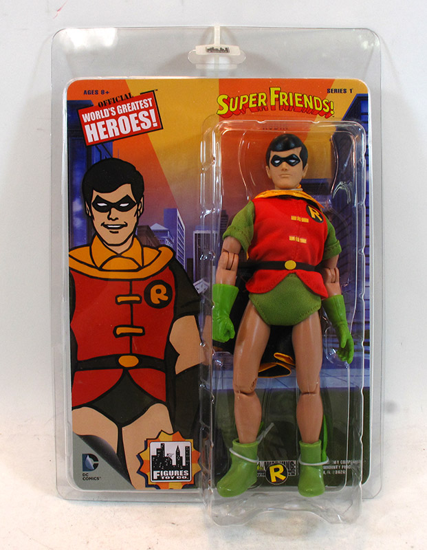 Superfriends Robin 8" Figure by Figures Toy - Click Image to Close