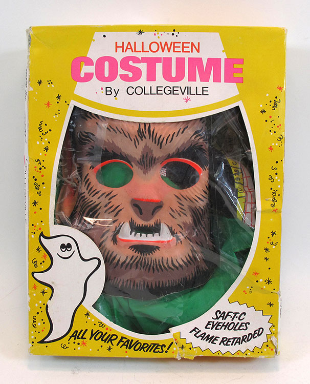 Werewolf Vintage 1978 Collegeville Halloween Mask
