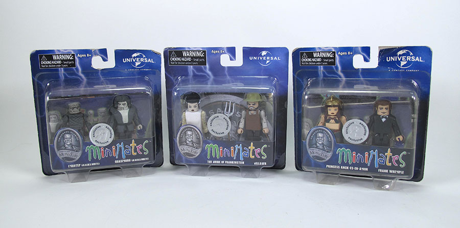 Universal Monsters Minimates Exclusive Figure Sets 3 x 2-Packs - Click Image to Close