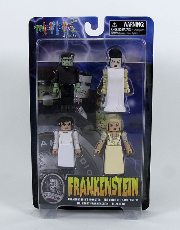 Frankenstein Minimates 4-Pack Figures Universal Monsters - Click Image to Close