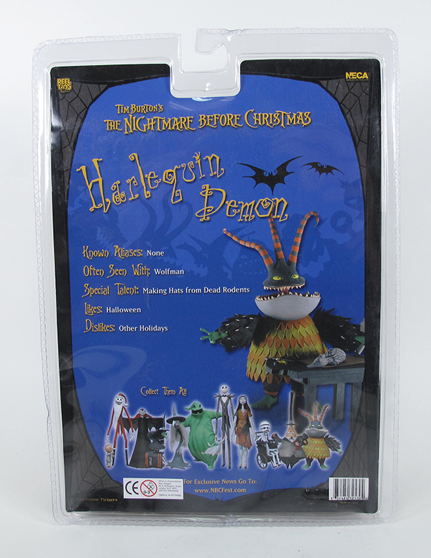 Nightmare Before Christmas Harlequin Demon Figure by Neca - Click Image to Close