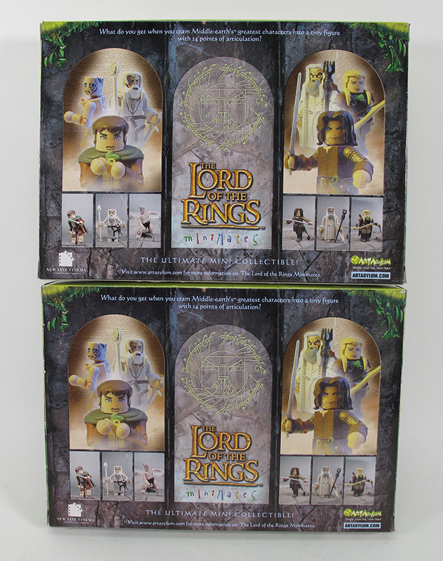 Lord of the Rings Minimates Set of 2 3 Packs with Mystery Figures - Click Image to Close