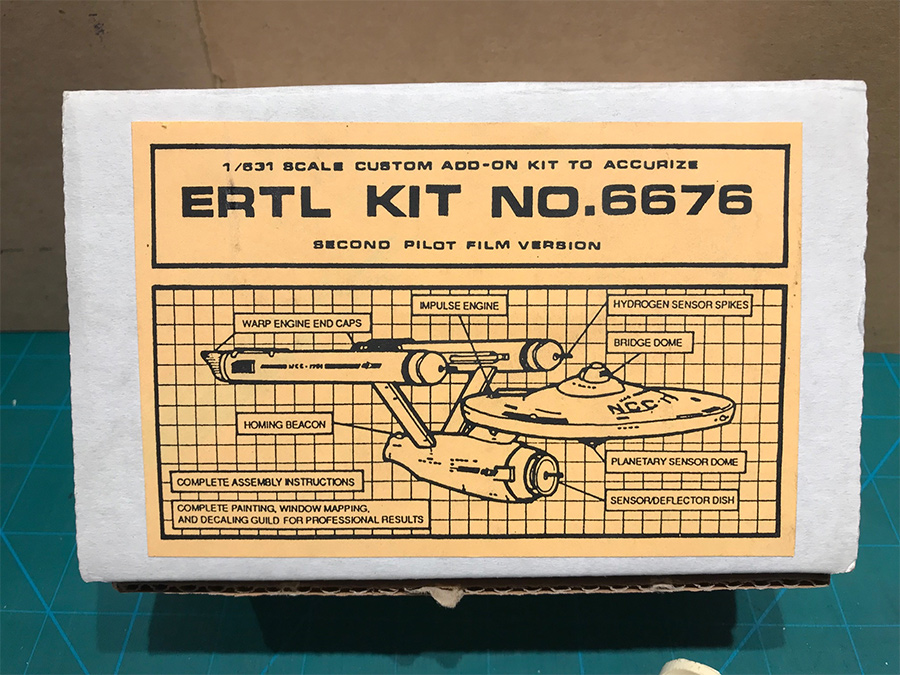 Star Trek Enterprise 1701 Pilot Version Conversion Kit for 1/537 Scale Enterprise - Click Image to Close