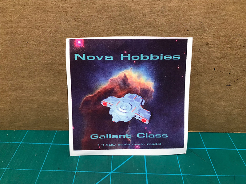 Star Trek Gallant Class 1/1400 Resin Model Kit Nova Models - Click Image to Close