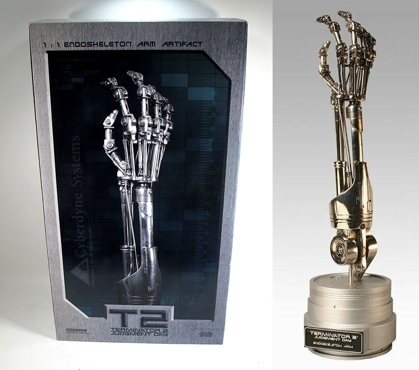 Terminator 2 Judgement Day Endoskeleton Arm Prop Replica by Sideshow - Click Image to Close