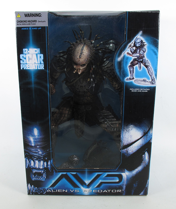 Alien Vs. Predator 12 Inch Scar Predator by McFarlane - Click Image to Close