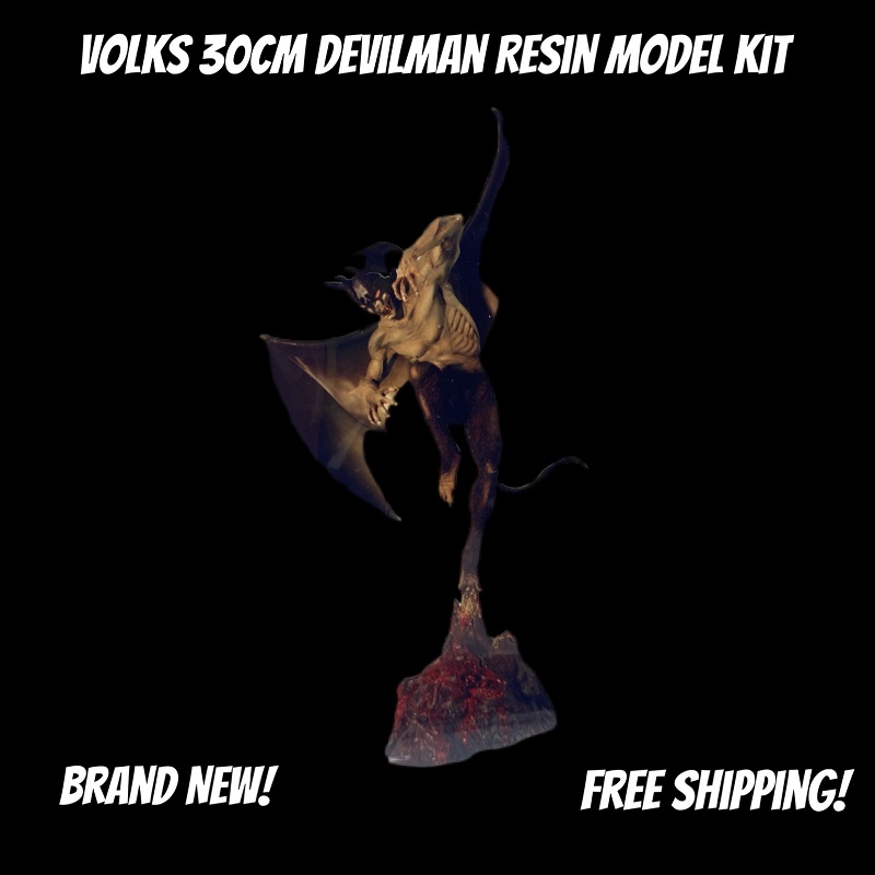 Volks 1997 Orient Hero Series 30cm Devilman Resin Model Kit - Click Image to Close