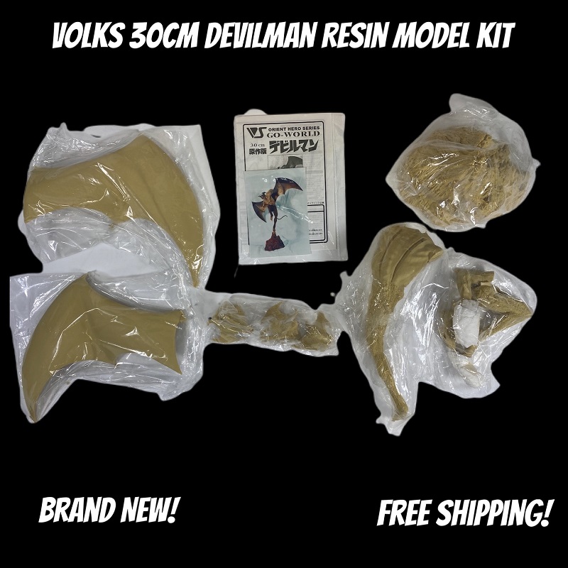 Volks 1997 Orient Hero Series 30cm Devilman Resin Model Kit - Click Image to Close