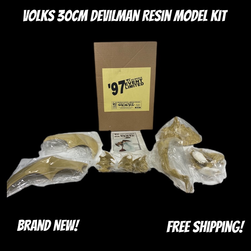 Volks 1997 Orient Hero Series 30cm Devilman Resin Model Kit - Click Image to Close