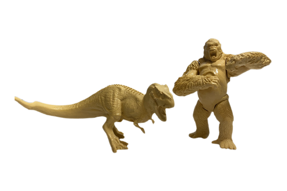 King Kong and T-Rex Action Figure Prototype