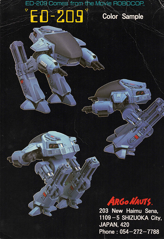 Robocop ED-209 1/12 Vinyl & Resin Model Kit Argonauts - Click Image to Close