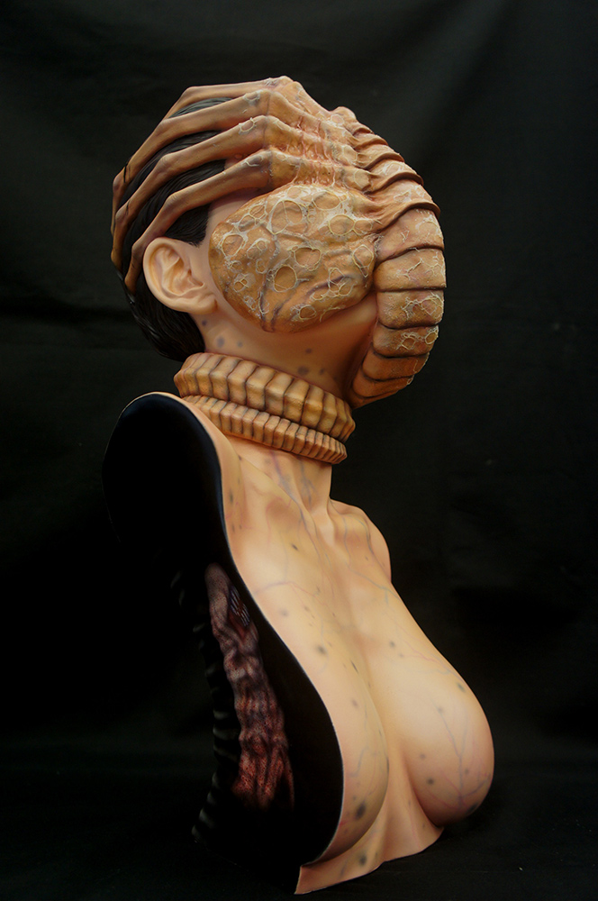 Alien Facehugger The Colonist Renewal 1/1 Scale Art Piece Statue - Click Image to Close