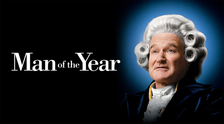 Man Of The Year Robin Williams Screen Used Wig Prop - Click Image to Close