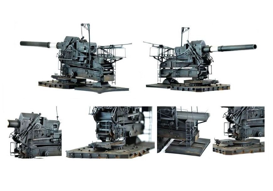 Howitzer Cannon M1 Super Heavy Version 1/35 Scale Model Kit - Click Image to Close