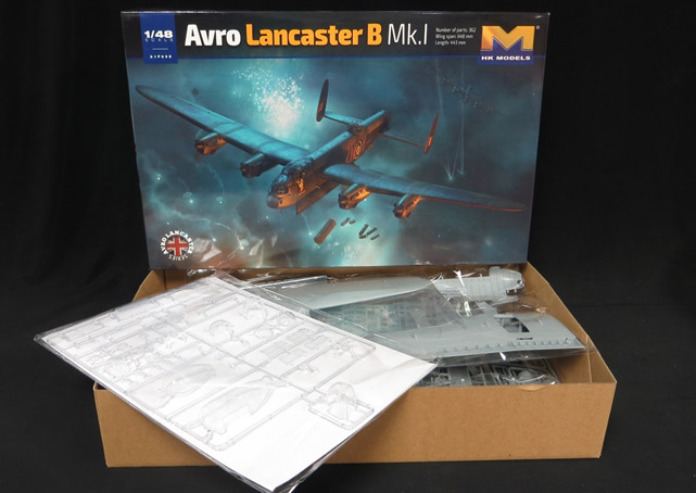 Avro Lancaster B Mk. I 1/48 Scale Model Kit by HK Models - Click Image to Close