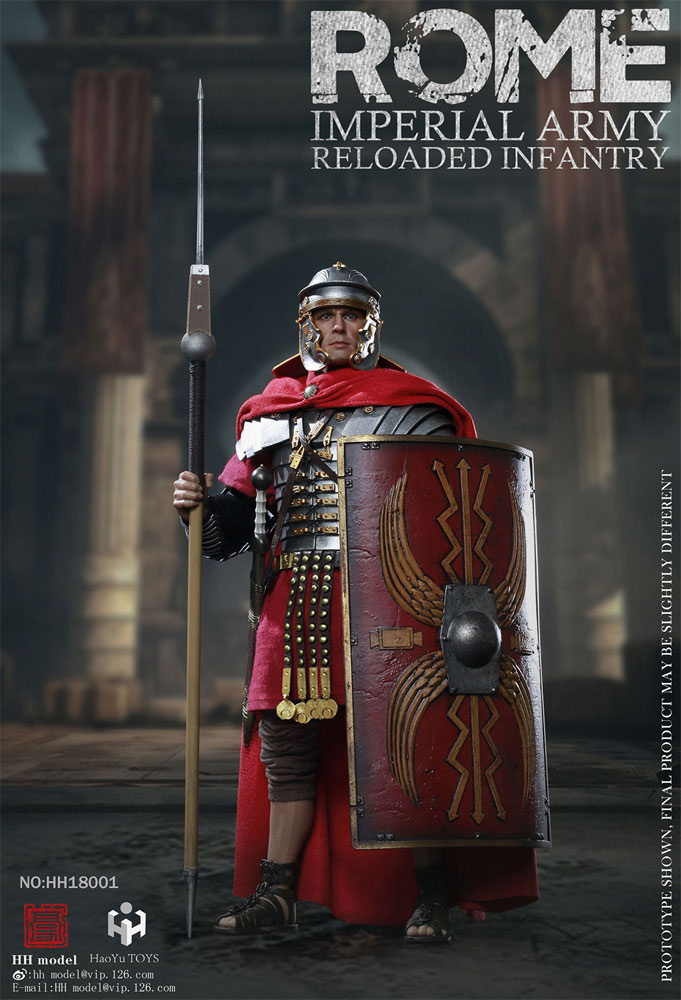 Rome Imperial Army Reloaded Infantry Soldier 1/6 Scale Figure by HY
