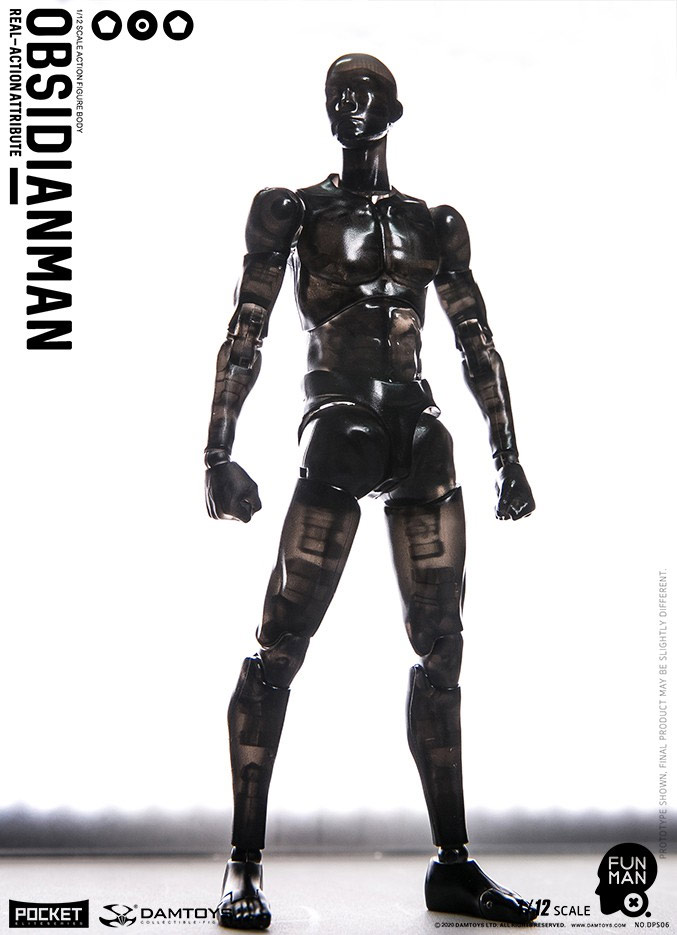 1/12 scale toy Arrow Black Male Base Body
