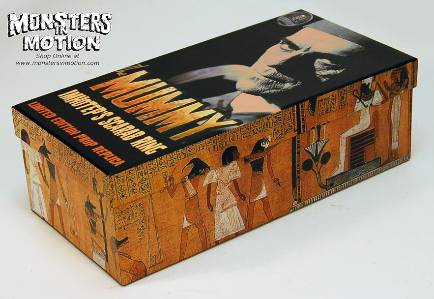 Mummy Ring Boris Karloff Imhotep 1:1 Prop Replica-Collectors Edition - Click Image to Close