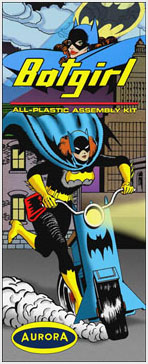 Batman Batgirl 1960's and 70's Comic Aurora Fantasy Box - Click Image to Close