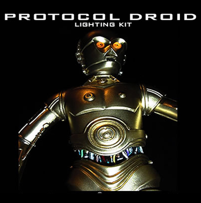 Star Wars C-3PO Protocol Droid Lighting Kit - Click Image to Close