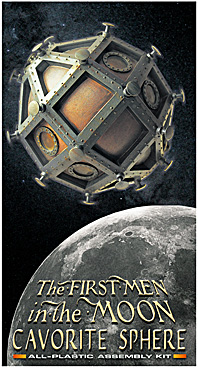 First men In The Moon Cavorite Sphere 4" Sci-Fi model kit 