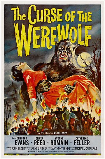 Curse of the Werewolf 1961 Reproduction Poster 27X41 Hammer Film - Click Image to Close