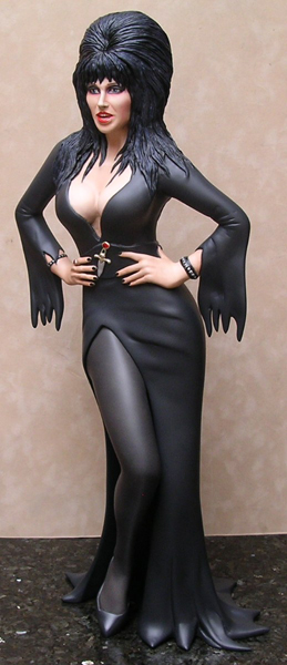 Elvira Mistress Of The Dark 1/4 Scale 22.5" Tall Resin Model Kit - Click Image to Close