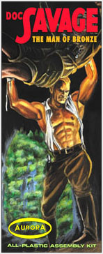Doc Savage The Man Of Bronze Aurora Fantasy Box - Click Image to Close