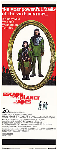 Escape from the Planet of the Apes Repro Insert Poster 14X36 - Click Image to Close