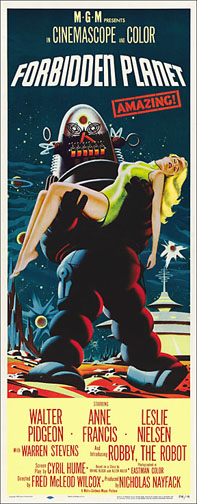 Forbidden Planet Repro Insert Poster 14X36 - Click Image to Close