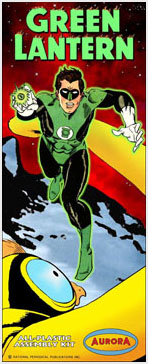 Green Lantern 1960's Comic Series Aurora Fantasy Box - Click Image to Close