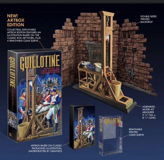 Guillotine Art Box Edition Aurora Re-Issue Model Kit - Click Image to Close