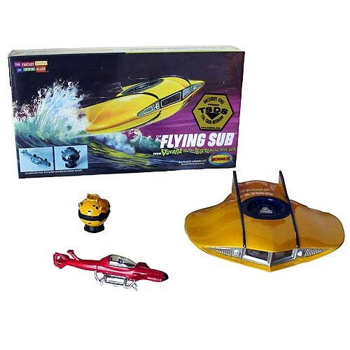 Voyage to the Bottom of the Sea Flying Sub 1/128 Model Kit - Click Image to Close