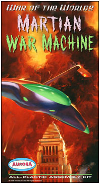 War of the Worlds Martian War Machine Aurora Fantasy Box - Click Image to Close