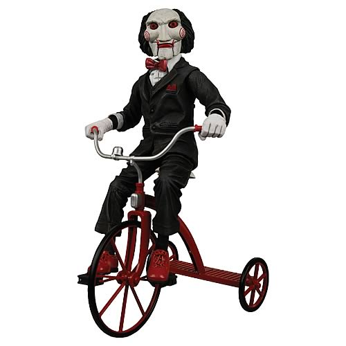Saw Billy the Puppet with Tricycle 12" Inch Figure - Click Image to Close
