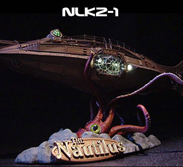 20,000 Leagues Under the Sea Nautilus 1/144 Custom Light Kit for Pegasus Model Kit - Click Image to Close