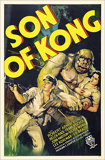 Son of Kong - 1933 - One Sheet B Reproduction Poster - 27X41 - Click Image to Close