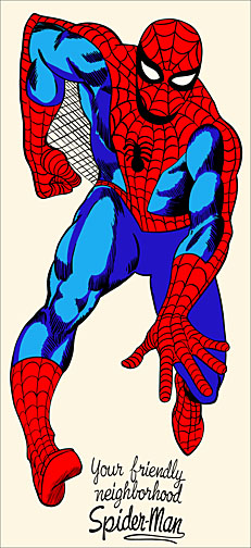 Spider-Man 1965 Life-Sized 6ft Poster Reproduction - Click Image to Close