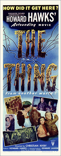 Thing From Another World 1951 Repro Insert Poster 14X36 - Click Image to Close