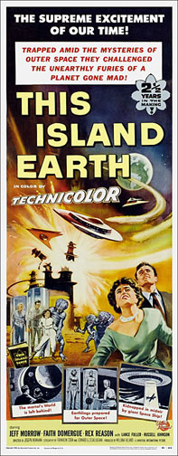 This Island Earth 1955 Repro Insert Poster 14X36 - Click Image to Close