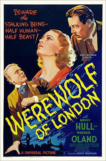 Werewolf of London 1935 One Sheet Reproduction Poster - 27X40 - Click Image to Close