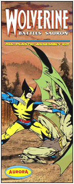 Wolverine 1970's X-Men Comic Series Aurora Fantasy Box - Click Image to Close