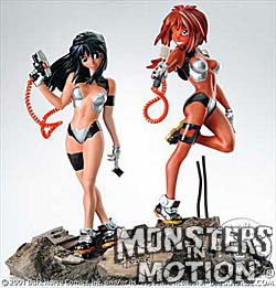 The Dirty Pair Statue - Click Image to Close