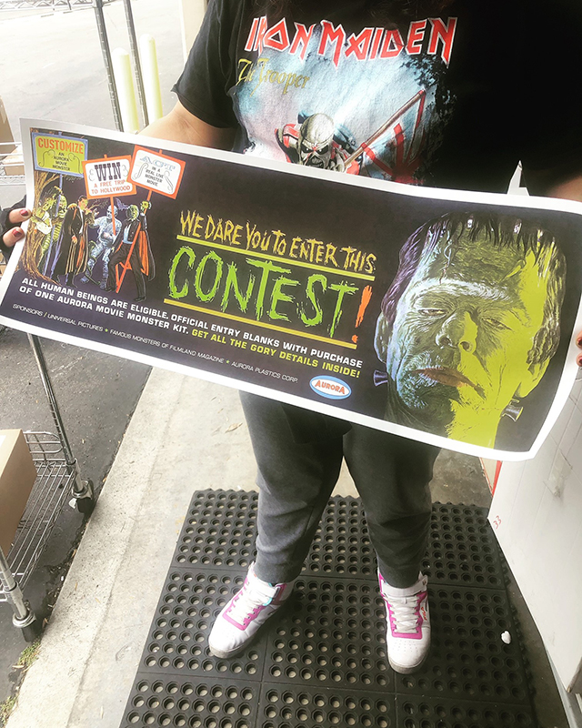 Aurora Monster Contest Banner 12X30 Reproduction Poster - Click Image to Close
