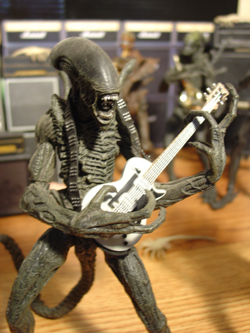 Alien Rock Band Diorama - Click Image to Close