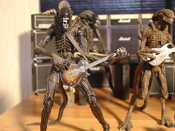 Alien Rock Band Diorama - Click Image to Close