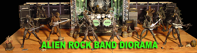 Alien Rock Band Diorama - Click Image to Close