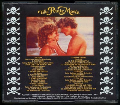 Pirate Movie, The Soundtrack CD Kristy McNichol - Click Image to Close