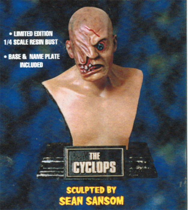 Cyclops 1957 B-Movie 1/4 Scale Bust Resin Model Kit - Click Image to Close